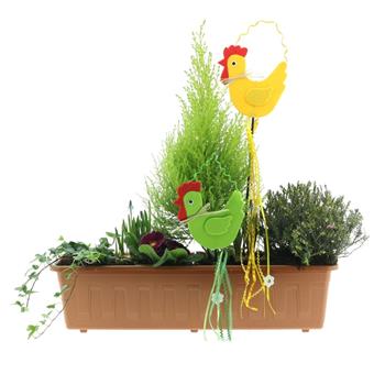 Veselé jaro truhlík 60cm
